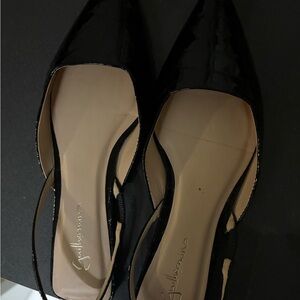 Guillaume Black Patent Leather Flats